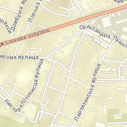 Zolochiv Street Map