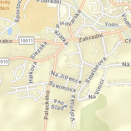 Tachov Street Map
