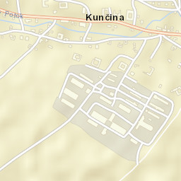 Kunčina Street Map