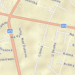 Šenov Street Map