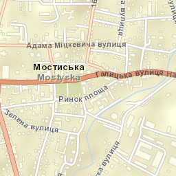 Mostys'ka Street Map