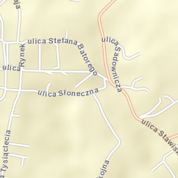 Ciężkowice Street Map