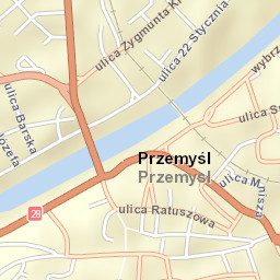 Przemyśl Street Map