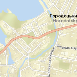 Horodok Street Map