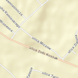 Górki Wielkie Street Map