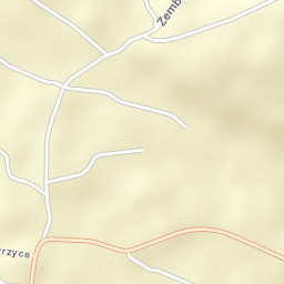Zembrzyce Street Map