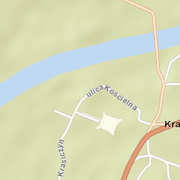 Krasiczyn Street Map