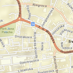 Svitavy Street Map