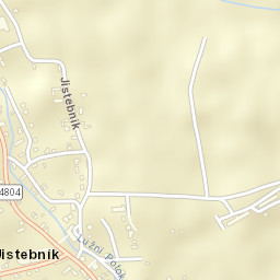 Jistebník Street Map