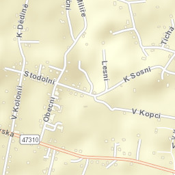 Václavovice Street Map