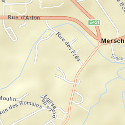 Mersch Street Map