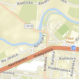 Okres Plzeň-město Street Map