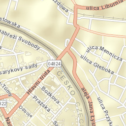 Český Těšín Street Map