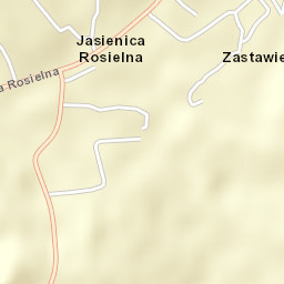 Jasienica Rosielna Street Map