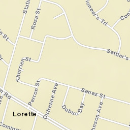 Lorette Street Map