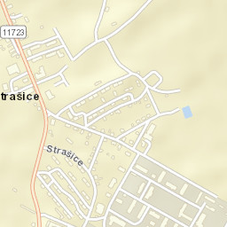 Strašice Street Map