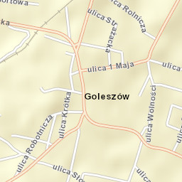 Goleszów Street Map