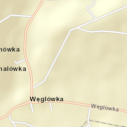Węglówka Street Map