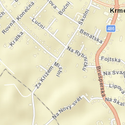 Krmelín Street Map