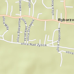 Rybarzowice Street Map