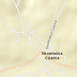 Skomielna Czarna Street Map