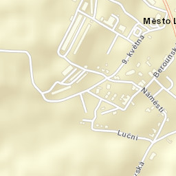 Město Libavá Street Map