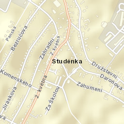 Studénka Street Map