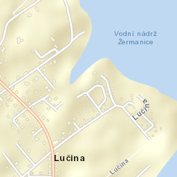 Lučina Street Map