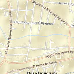 Nova Vodolaha Street Map
