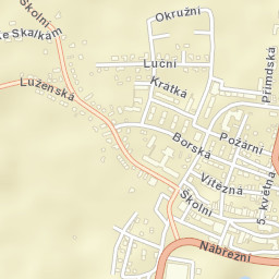 Bor Street Map