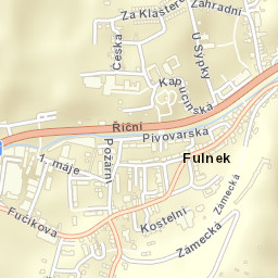 Fulnek Street Map