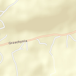 Grzechynia Street Map