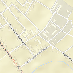 Chutove Street Map