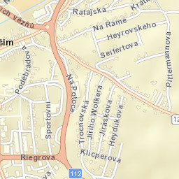 Vlašim Street Map