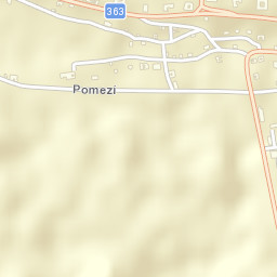 Pomezí Street Map