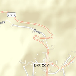Bouzov Street Map