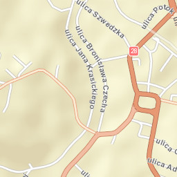Limanowa Street Map