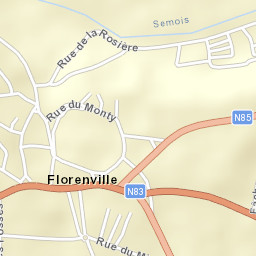 Florenville Street Map