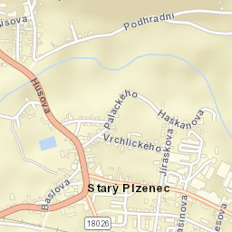 Starý Plzenec Street Map