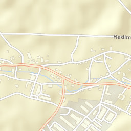 Radiměř Street Map
