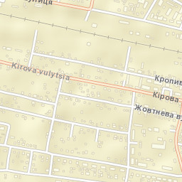 Shevchenkove Street Map