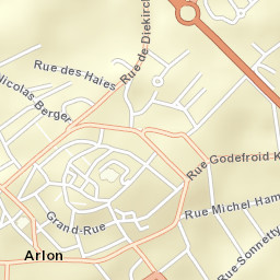 Arlon Street Map
