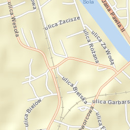 Żywiec Street Map