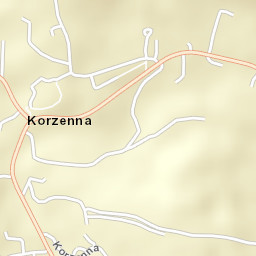 Korzenna Street Map