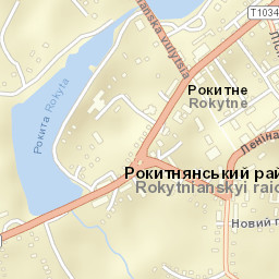 Rokytne Street Map