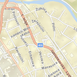 Třinec Street Map