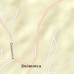 Zmiennica Street Map