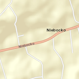Niebocko Street Map
