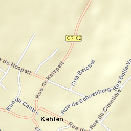 Kehlen Street Map