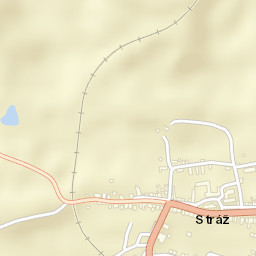 Stráž Street Map
